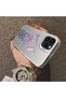 iPhone 11 Pro Max Compatible Silicone Edge Hard Back Anti-Fall Phone Case Floral Print - 3