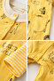 Unisex Baby Safari Patterned Jumpsuit Long Sleeve with Snap Fasteners Cotton Model - 4