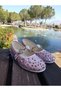 Girl's Sequined Glittery Accessory Detail Comfortable Sole Children's Ballet Flats Shoes - 4