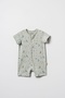 100% Organic Cotton ,Short Sleeve Baby Romper–Summer,Unisex,With Snap Fasteners,Newborn Romper,Baby and Newborn - 6