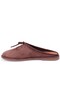 Dza07-1048F16 Brown Suede Flat Heel Women's Slipper - 3
