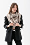 Women's Triangle Patterned Reversible Knitwear Shawl – Soft-Textured Winter Shoulder Shawl, Modern & Stylish Women's Scarf - 7
