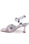 Dza07-1296150 Silver 7.5 cm Thin Heeled Classic Women's Shoes - 3