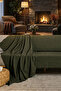 Cotton Pieces of Premium Multi-Purpose Sofa Cover Soft-Textured Fringed 180X300 cm - 4