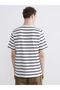 Xside Crew Neck Striped Combed Cotton Men's T-Shirt - 4
