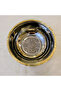Classic Stand-Up Stainless Steel Bowl 21 cm with Gold Details - 3