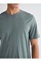 Crew Neck Men's Combed Cotton T-Shirt - 4