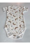Girl Boy Child Baby Short Sleeve Snap Fastener Bodysuit-Badi 100% Organic Cotton 3.5-4-5-6 Years Old - 7