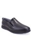 Dma08-042 Black Orthopedic Casual Men's Leather Shoes
