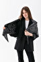 Women's Triangle Patterned Reversible Knitwear Shawl – Soft-Textured Winter Shoulder Shawl, Modern & Stylish Women's Scarf - 5