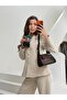 Accessory Detail Shoulder Bag - Coffee - 6