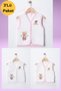 Teddy Bear and Bee Printed Quilted Children's Set of Vest (Ages 2-3-4)