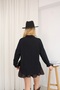 Women's Linen Oversized Shirt, Long and Comfortable Cut, Pocketed Buttons, Stylish Model Suitable for Hijab Combination. - 3