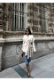 Women's Jacket with Shawl Front and Tie Detail - 3