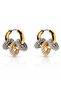 Golden Twist Hoop Earrings