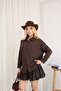 Women's Linen Oversized Shirt, Long and Comfortable Cut, Pocketed Buttons, Stylish Model Suitable for Hijab Combination. - 2