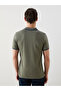 Polo Neck Tight Slim Pique Men's T-Shirt - 4