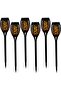 20 Inch Outdoor Solar Powered Led Bollard Lights (6-Pack)