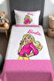Fashion Princess Patterned Bedspread and Pillowcase