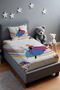 Rainbow Girls Patterned Bedspread and Pillowcase - 2