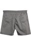 Men's L Stretch Fabric Lace-Up Denim Shorts Gray, Suitable for Large Sizes between 120 and 177 Kilograms - 3