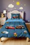 Fast and Cheerful Friends Patterned Single Duvet and Pillowcase - 2