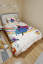 Rainbow Girls Patterned Single Duvet and Pillowcase - 3