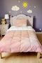 Pastel Heart Clouds Patterned Single Duvet and Pillowcase - 2