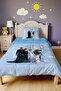 Frozen Patterned Single Duvet and Pillowcase - 2