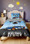 Peak Race Patterned Single Duvet and Pillowcase - 2