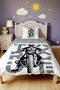 Ride into Freedom Patterned Single Duvet and Pillowcase - 2