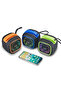 مكبرات صوت صغيرة مزودة بإضاءة RGB طراز SG-608 وحامل للهاتف