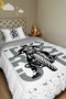 Ride into Freedom Patterned Single Duvet and Pillowcase