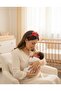 Maternity Crown - Mother's Crown with Red Satin Bow - Mevlid Special Design Hair Accessory