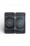 2026 Backgammon Travel Mini Mobile Bag Pocket Camping Picnic Cafe Backgammon Set 24 X 12 cm Black Color - 6