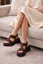 Women's Buckle Sandals Comfortable and Stylish - 2