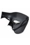 Black Half Mask for Men – Phantom Party & Prom Mask - 3