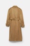 ALLBUCKS PULL&BEAR SUNI S جلد سويدي TRENCH COAT ABPNB3757 - 6