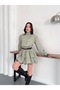 Striped Belt Layers Lace Layers Layered Dress