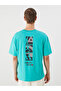 Crew Neck Printed Combed Cotton Men's T-Shirt - 4