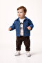 Boy's 3-Piece Jacketed Suit / Jacket - T-Shirt - Pants 3-Piece Set 06-24 Months - 2