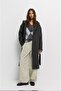 ALLBUCKS PULL&BEAR بغطاء رأس UZUN جوخ ناعم معطف ABPNB3762