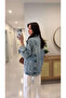Zr Violda Blue Pocket Detail Denim Jacket - 5