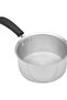 Aluminum Saucepan with Handle KMP 00 M, Tea Pan Rice Pan Sauce Pan Milk Pan Coffee Pan-16 CM-(Me