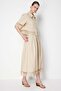 Lace Detailed Ornate Buttoned Maxi Skirt - 3