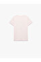 Cotton Short Sleeve Crew Neck Butterfly Print T-Shirt - 5