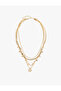 Charm Detailed Multi Chain Necklace