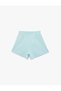 Relax Fit Elastic Waist Pocketed Tag Printed Cotton Pack Mini Shorts - 4