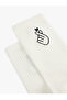 Heart Embroidered Socket Tennis Socks - 3