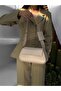 Accessory Detail Shoulder Bag - Beige - 5